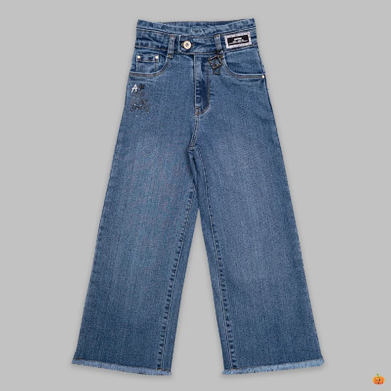 Premium Denim Jeans for Girls Blue Denim Skirt