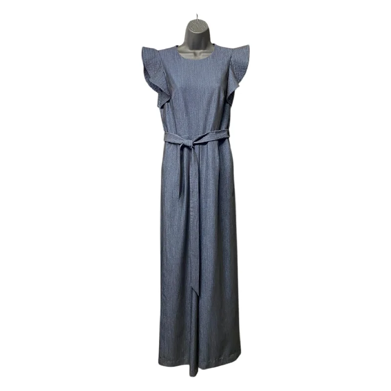 Jumpsuit By Calvin Klein In Blue Denim, Size: 4 Vintage Style Denim