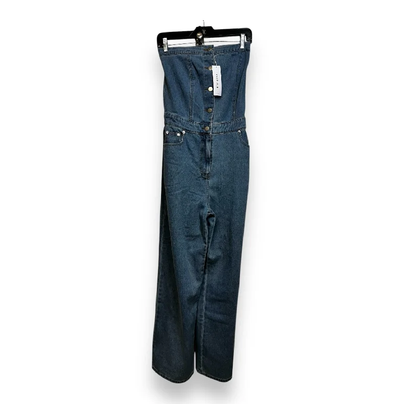 Jumpsuit By Gilli In Blue Denim, Size: S Denim Skirt Trend