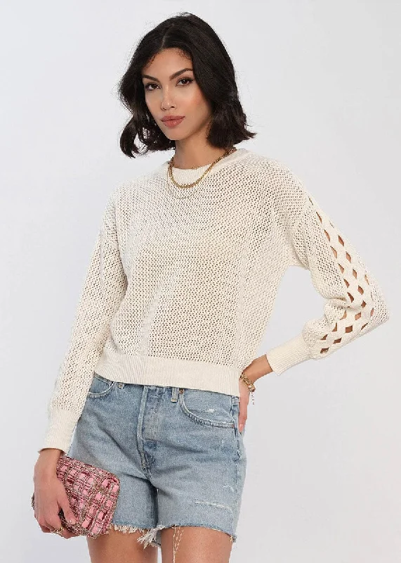 Avila Sweater - Eggshell Casual Wear Pullover