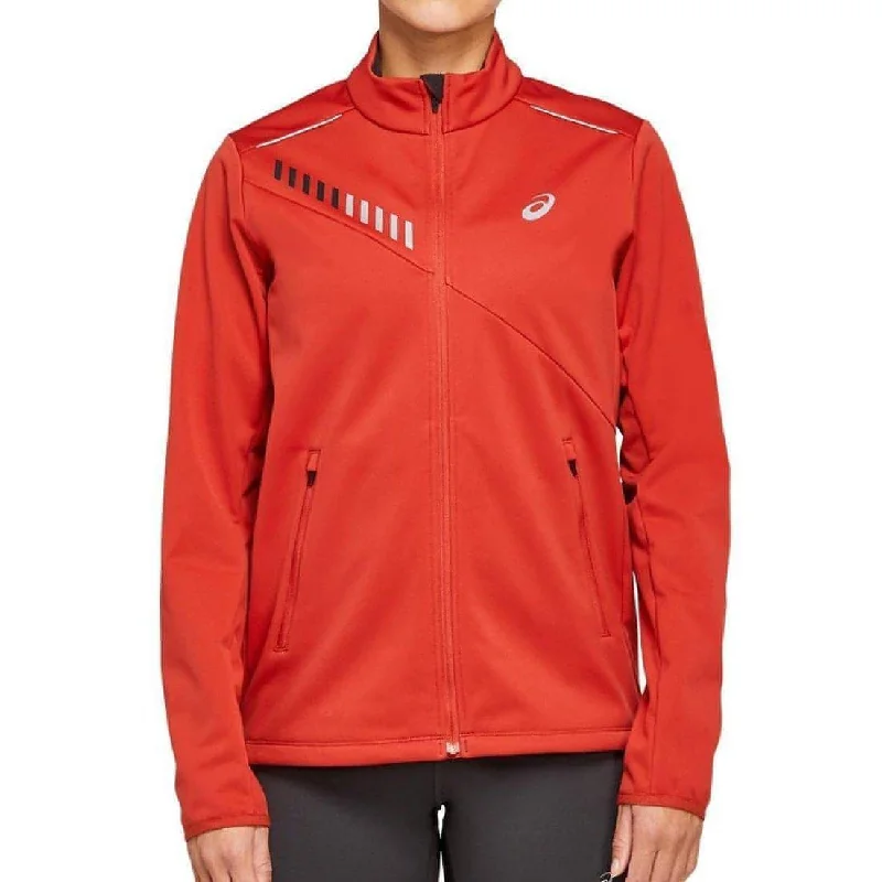 Asics Lite-Show Winter Womens Running Jacket - Orange Women's oversized jackets