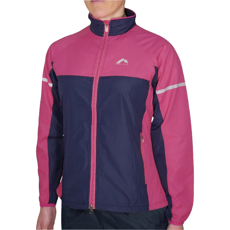 More Mile Select Woven Womens Running Jacket - Pink Women's party jackets