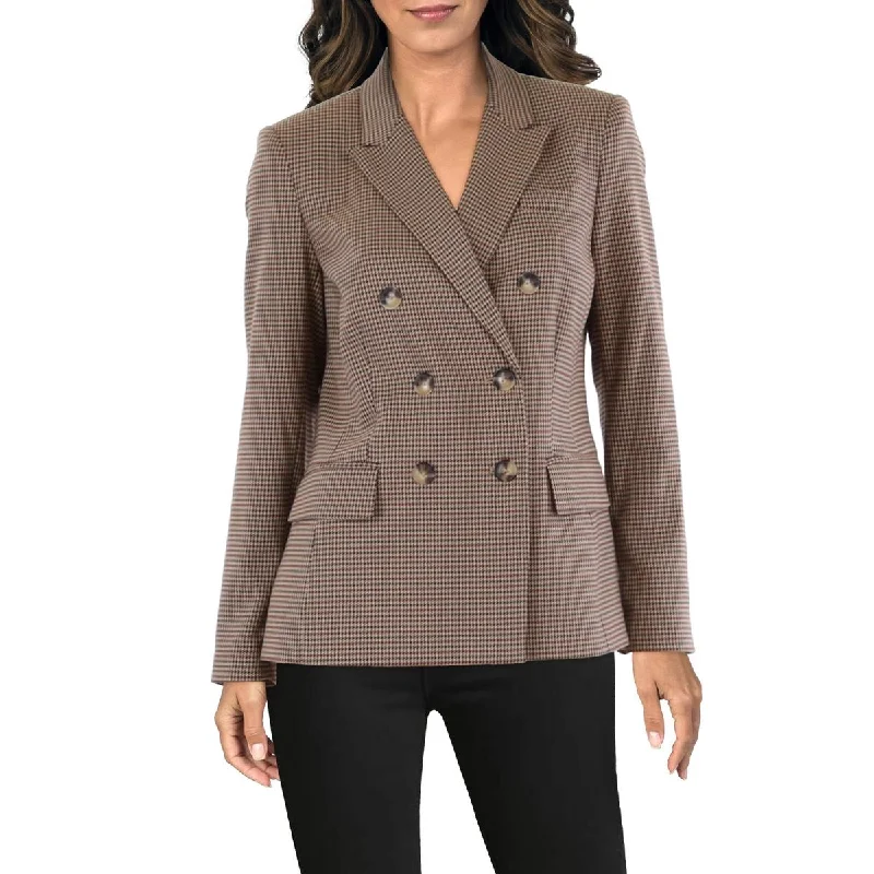 Womens Office Work Double-Breasted Blazer Lightweight Double-breasted Blazer