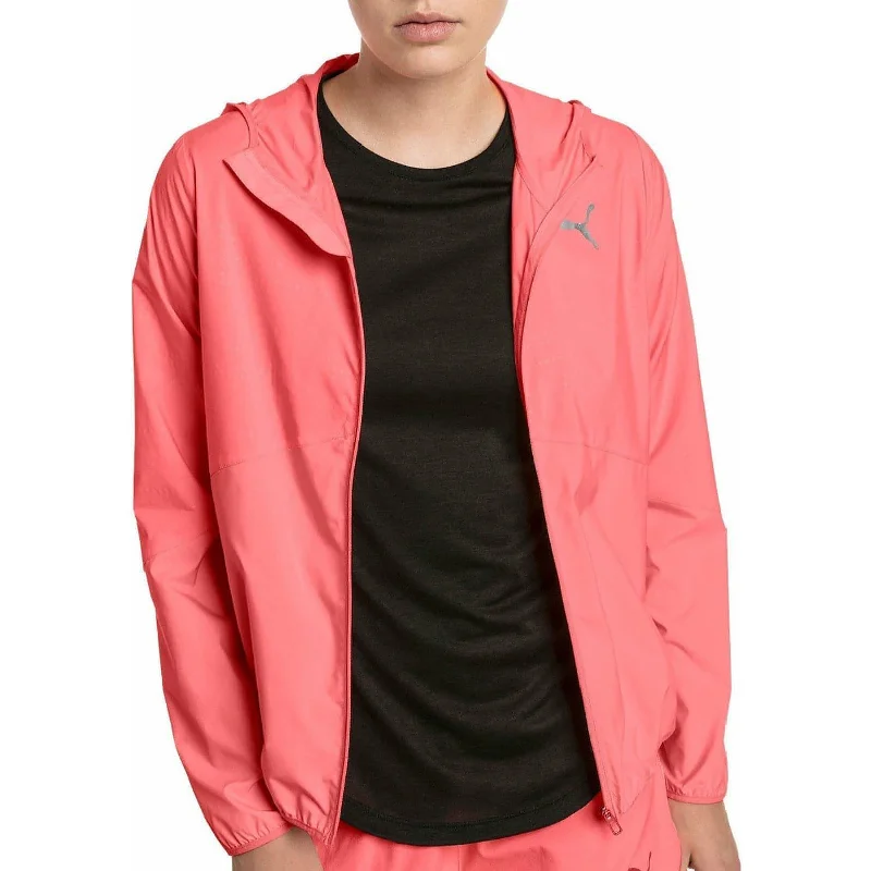 Puma Ignite Woven Womens Running Track Jacket - Pink Women's boho jackets