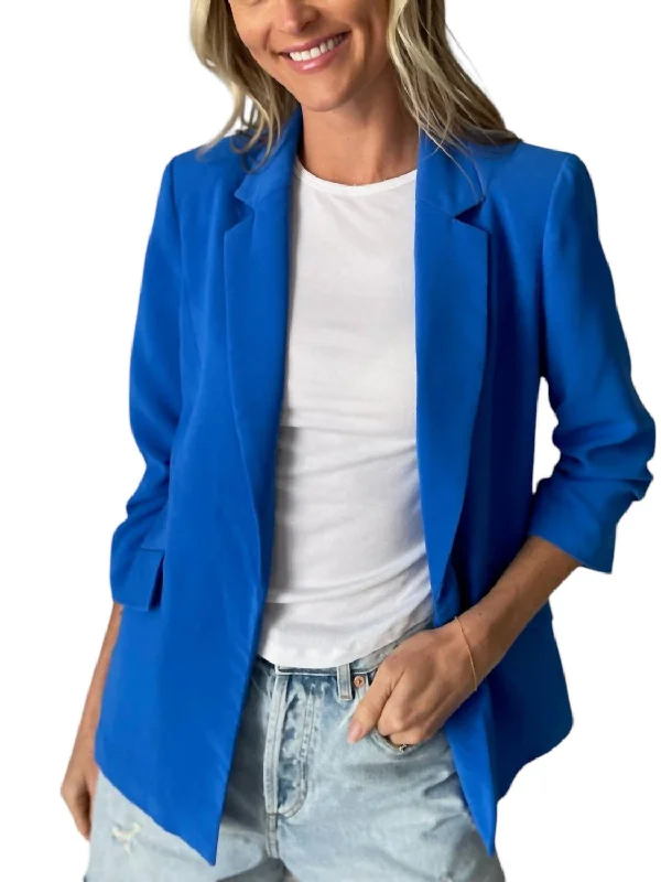 Cameron Blazer In Cobalt Blue Modern Work Blazer