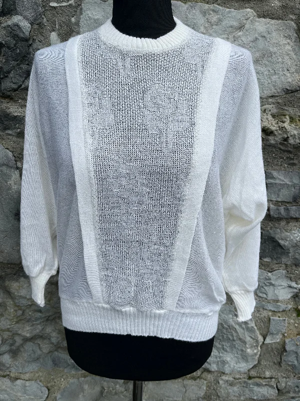 White light jumper uk 12-14 Casual Sweater Pullover