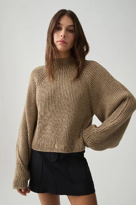 Raglan Knitted Jumper 457 Pullover Sweater Trend