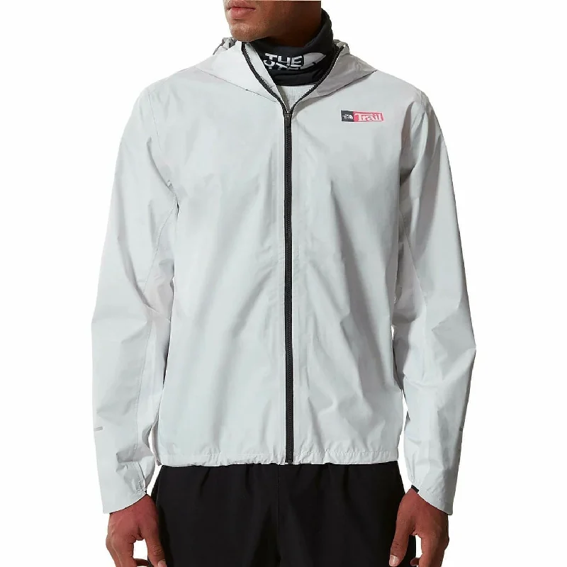 The North Face Printed First Dawn Mens Running Jacket - White Women's autumn coats and jackets