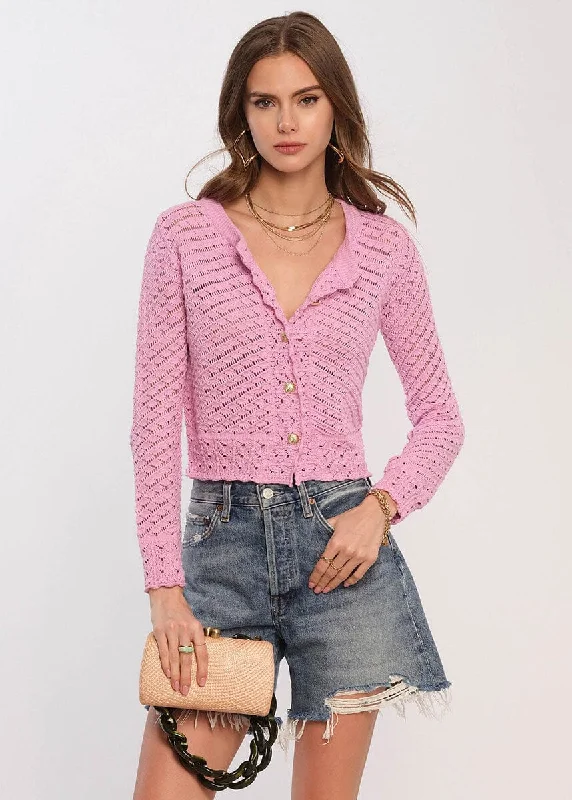 Novella Cardi - Peony Casual Knit Sweater