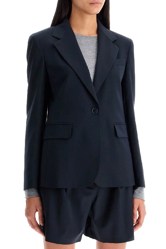 Weekend Max Mara Single-Breasted Lamine Casual Blazer Outfit