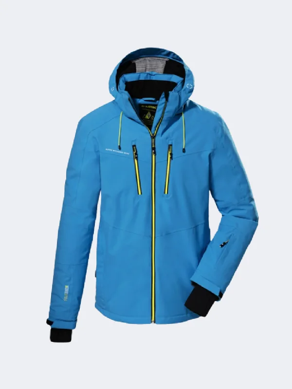 Killtec Ksw 44 Men Skiing Jacket Sky Blue Women's ski jackets