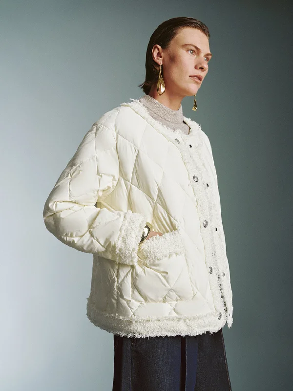 Loose Quilted Down Outerwear