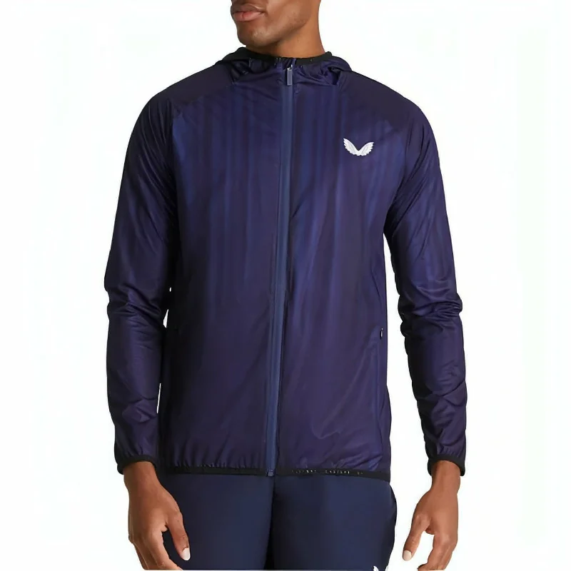 Castore Active Cirrus Flyweight Mens Running Jacket - Navy Women's office jackets