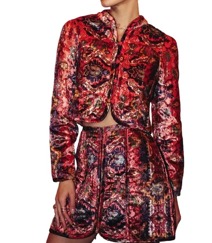 Alila Jacket In Multi Printed Women’s Blazer