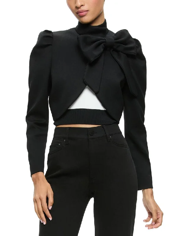 alice + olivia Addison Bow Jacket Blazer Jacket Style