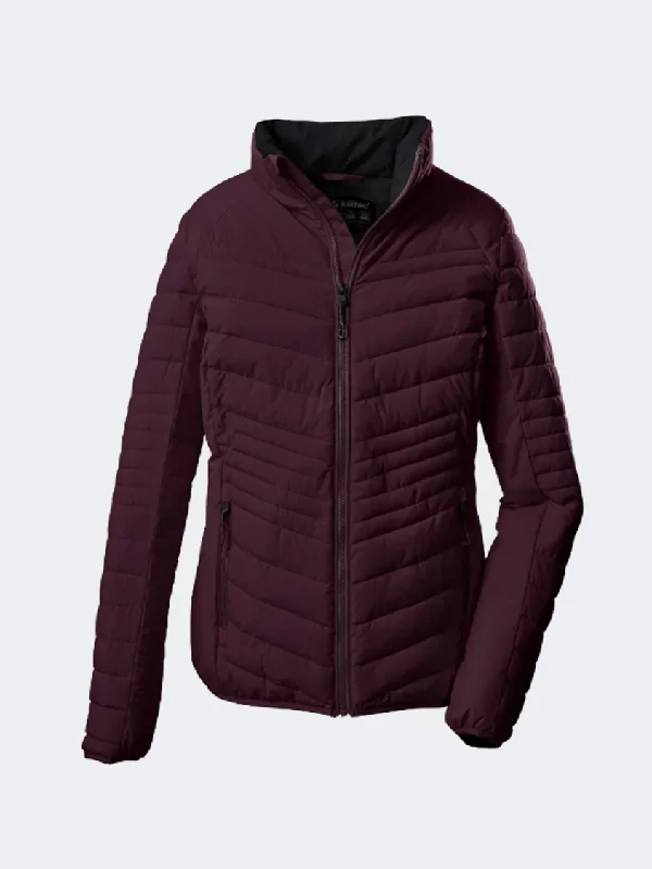 Killtec Kow 60 Women Skiing Jacket Plum Women's college jackets