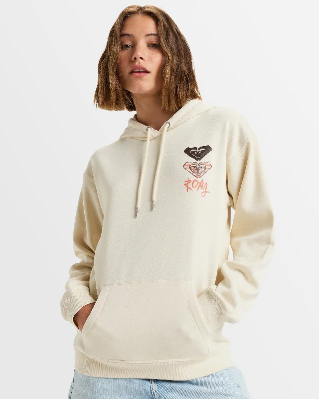 Womens Surf Stoked Pullover Hoodie Loose Fit Pullover