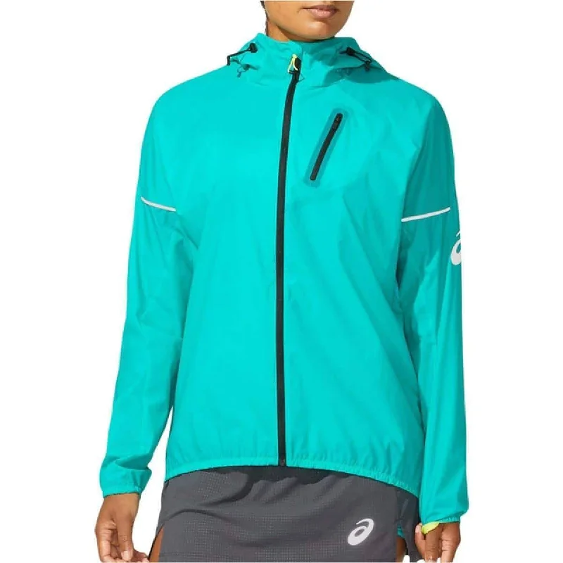 Asics FujiTrail Womens Running Jacket - Green Women's must-have jackets