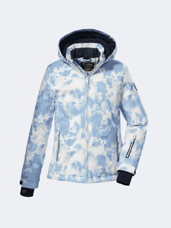 Killtec Ksw 172 Girls Skiing Jacket Ice Blue Women's Nike jackets