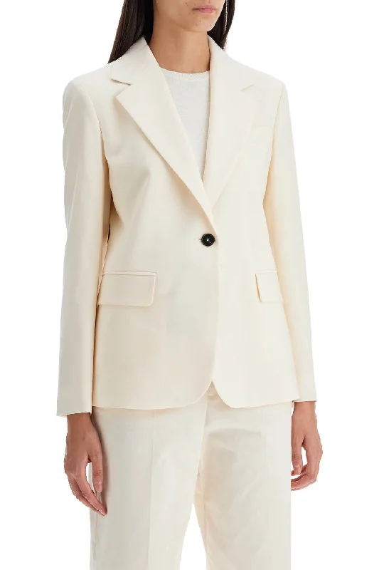 Weekend Max Mara Single-Breasted Lamine Black Blazer Jacket