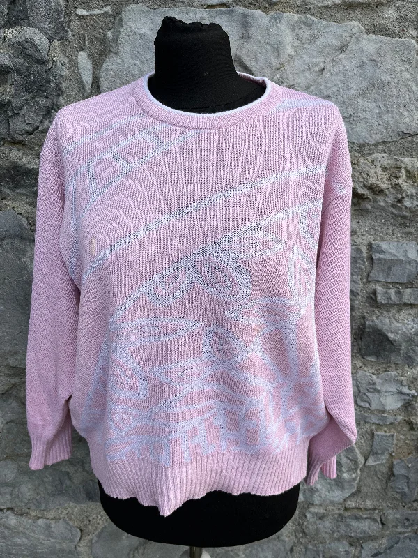 90s pale pink jumper uk 12-14 Casual Wear Pullover