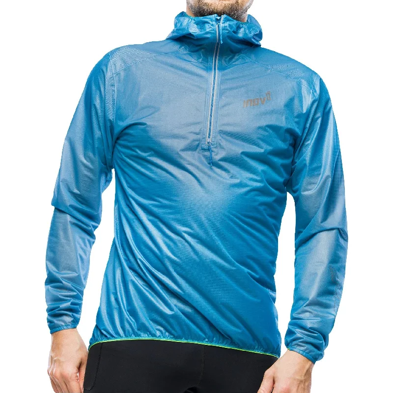 Inov8 Raceshell Half Zip Waterproof Running Jacket - Blue Women's designer jackets