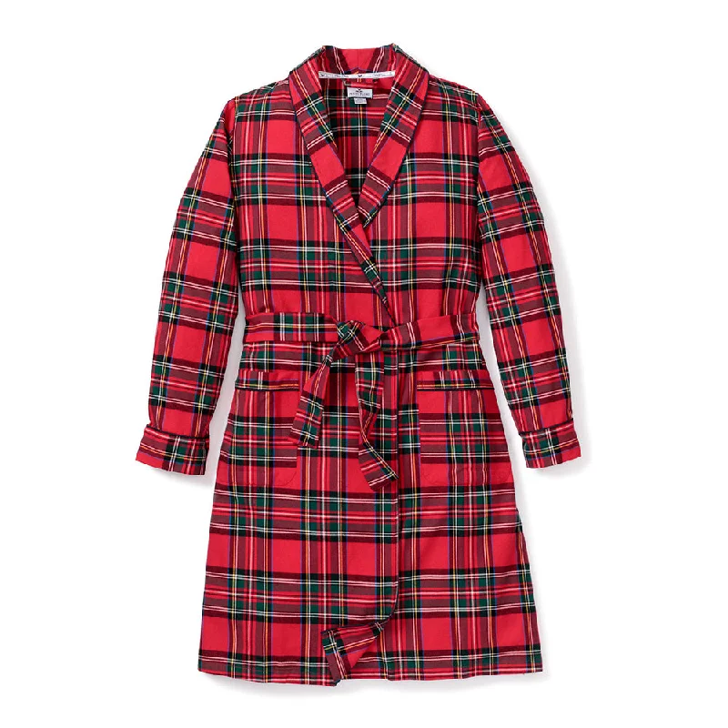 Woman's Brushed Cotton Robe | Imperial Tartan Three-piece pajama sets