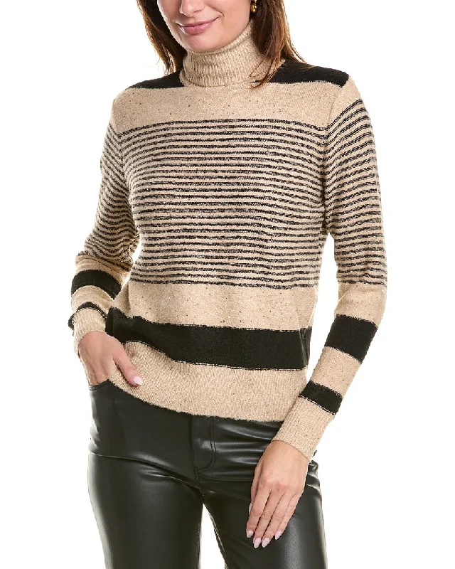 Yal New York Stripe Turtleneck Sweater Fall sweaters