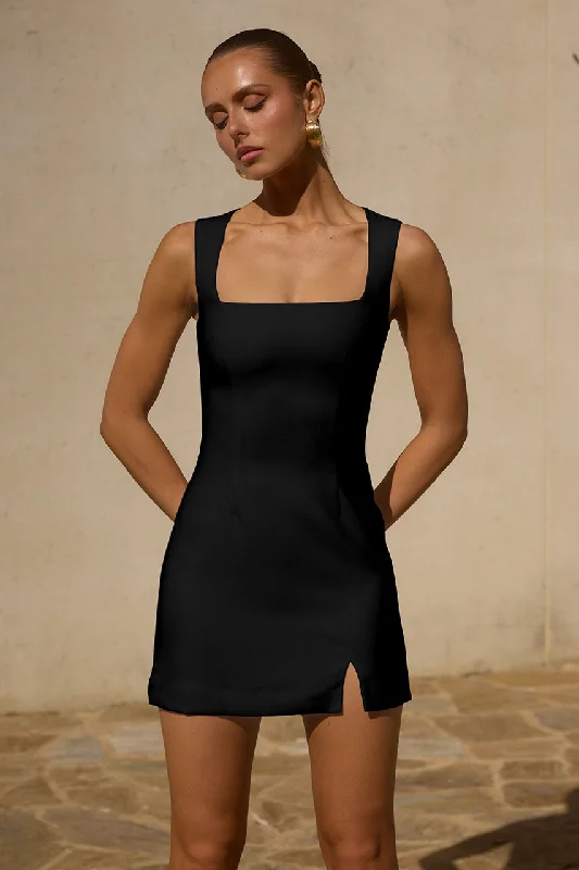 REIGN MINI DRESS - BLACK Club mini dresses