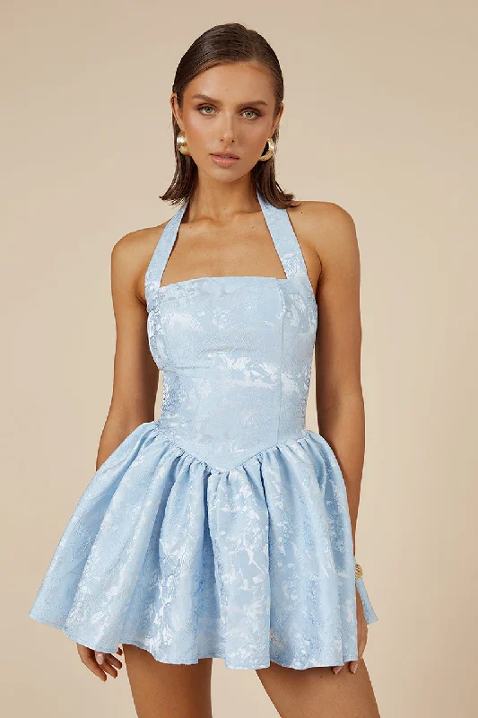 SABINE MINI DRESS - ICE BLUE Elegant mini dresses