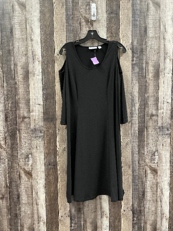 Black Dress Party Midi Susan Graver, Size M Vacation midi dresses