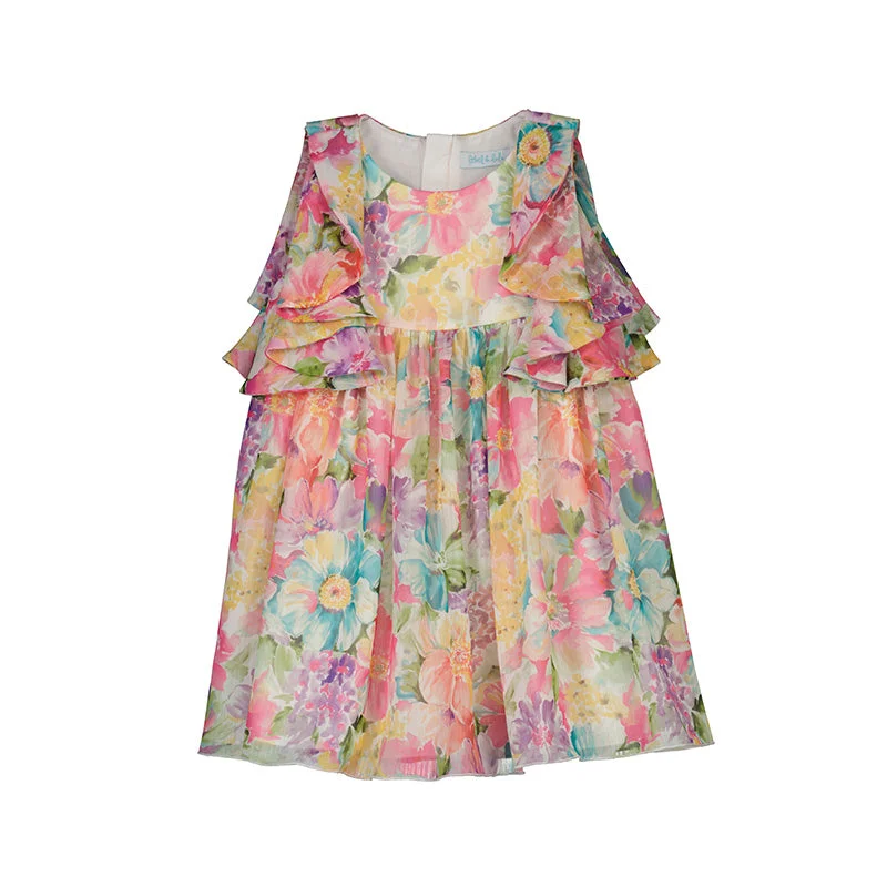 Floral Print Dress Tulle floral dresses