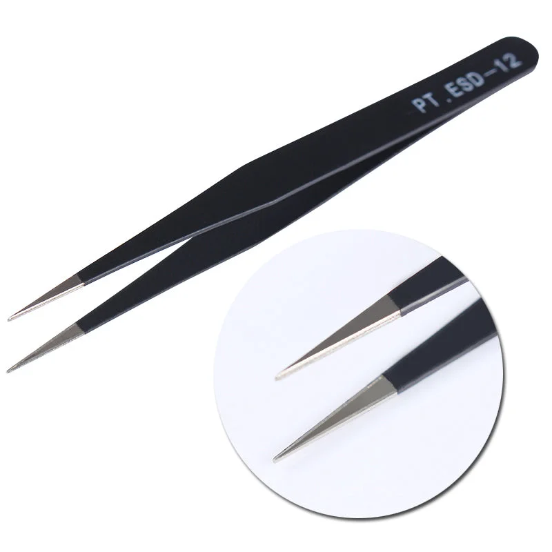 1pc Rhinestone Eyelash Nippers Tweezer Straight Tweezers  Nail Tool False Eyelash Extension Tweezers Nippers Pointed Clip #847 Satin unclassified dresses