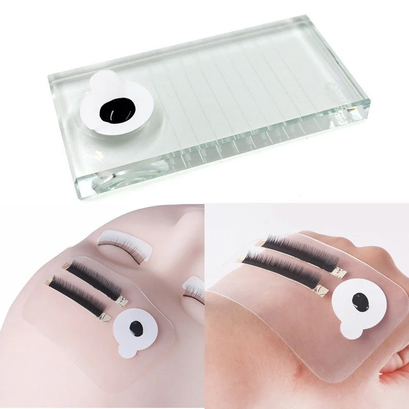 1PCs Disposable Eyelash Glue Holder Pallet Paper 2.5 Cm Eyelash Extension Glue Pads Stand on Eyelash Tool Ruffled unclassified dresses