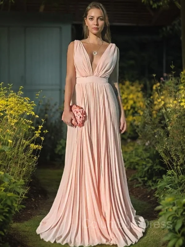 A-Line/Princess V-neck Floor-Length Chiffon Mother of the Bride Dresses With Ruffles Gowns Designer unclassified dresses