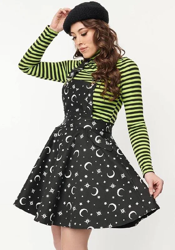 Brionne [Moon] | PINAFORE DRESS [Glow In The Dark]** Knitted unclassified dresses