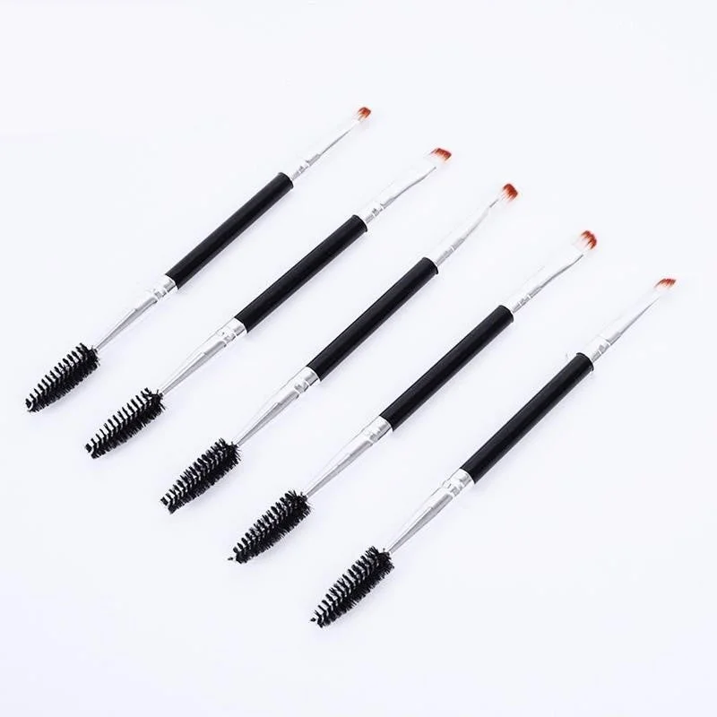 Eyebrow Brush Dual ended Duo Brow Eyeliner Angled Cut Spoolie Brush Makeup Tool Y2K unclassified dresses