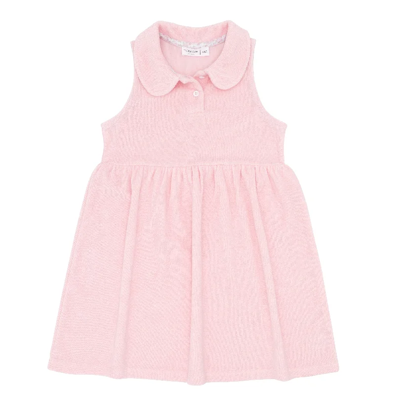 girls pink french terry tennis dress Formal unclassified dresses