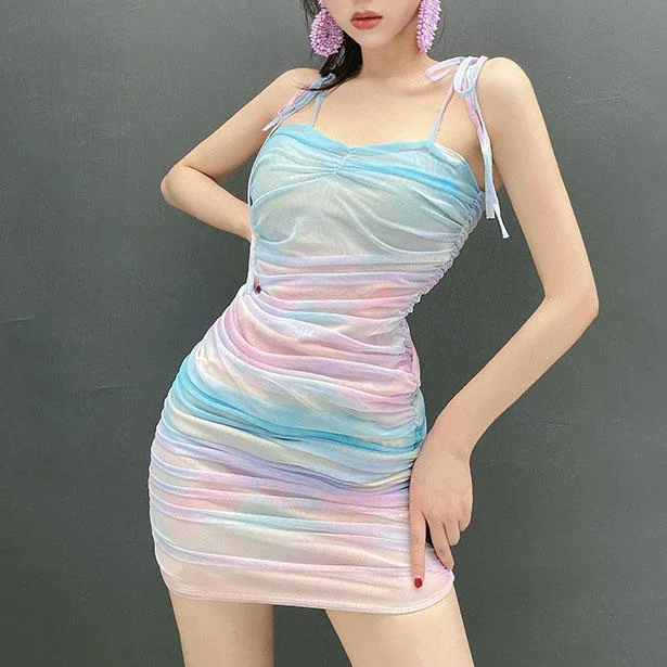 Pastel Rainbow Dress SD00626 Tiered unclassified dresses