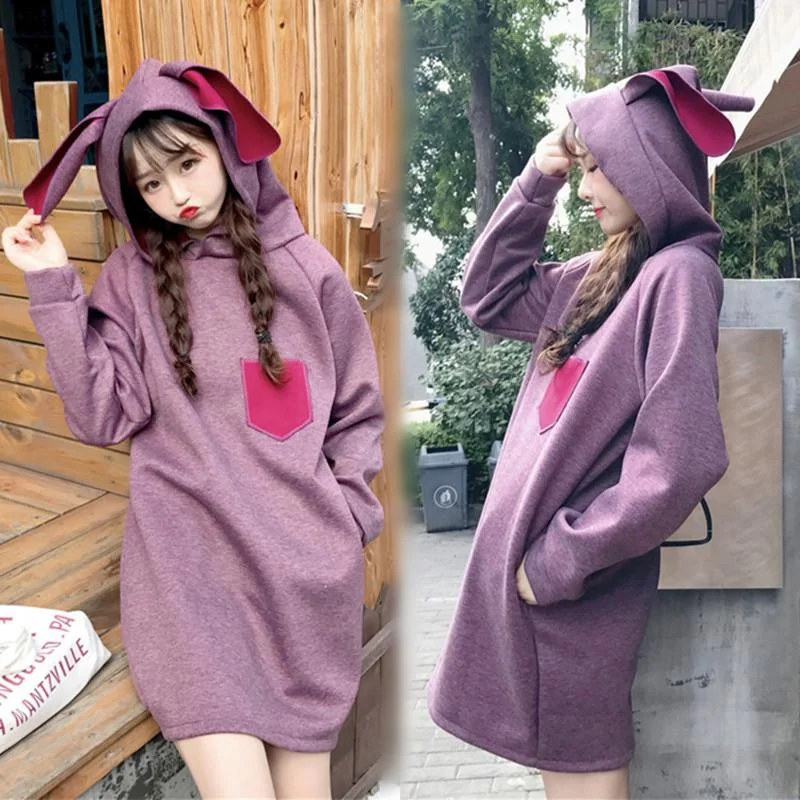 Bunny Hoodie Dress SD01053 Popular unclassified dresses