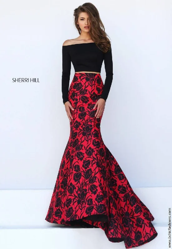 Sherri Hill 50127 (Only Size 0 FINAL SALE) Velvet unclassified dresses