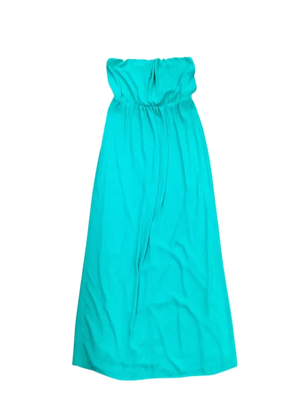 Dress Casual Maxi By Express In Green, Size: M Ruffled Maxi Skirt