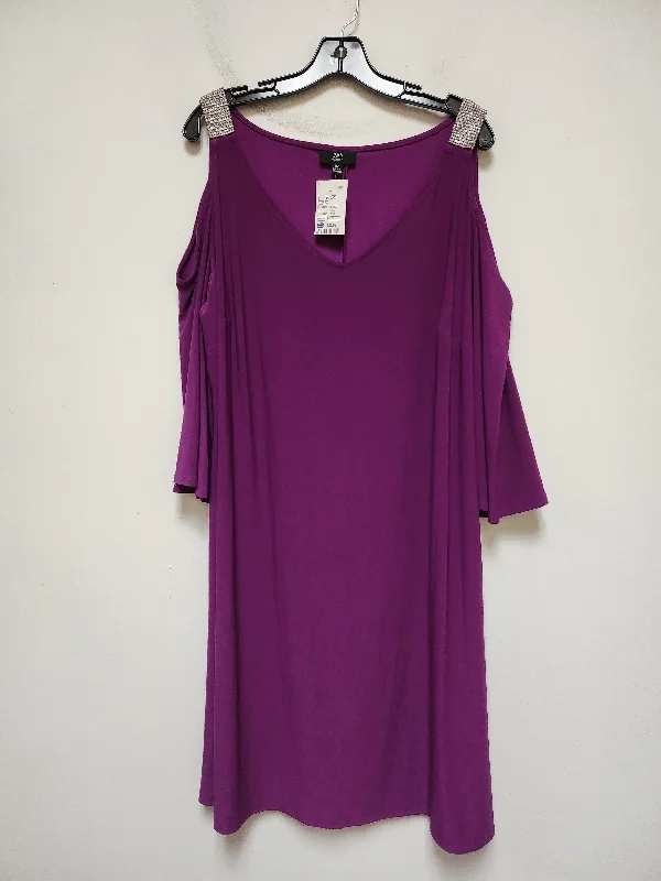 Dress Casual Short By Jbs In Purple, Size: 3x Basic Mini Skirt