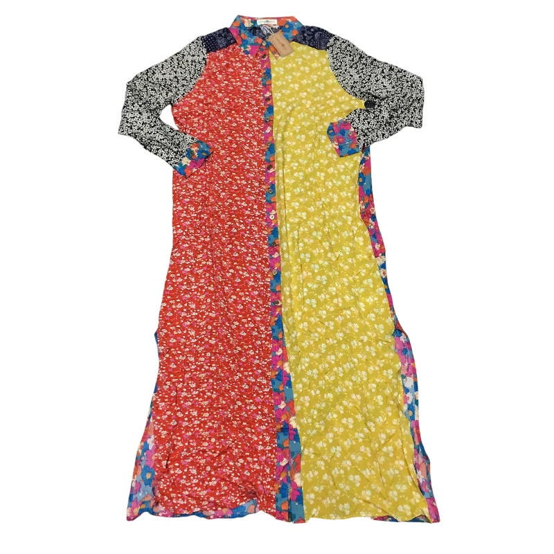 Dress Casual Maxi By Natural Life In Multi-colored, Size: L Floral A-line Skirt