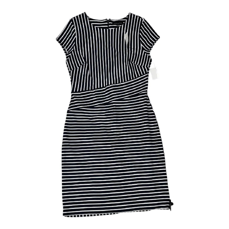 Dress Party Midi By Banana Republic In Striped Pattern, Size: L Bright Midi Skirt