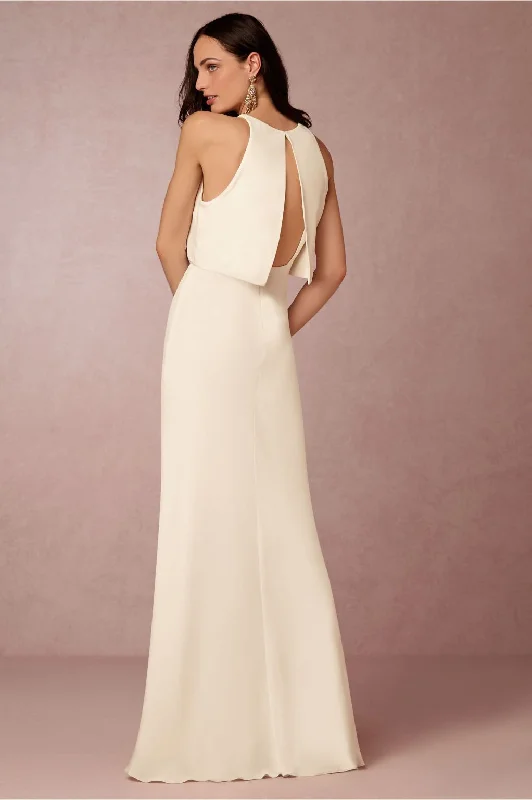 BHLDN Jill Stuart Iva Crepe Maxi Casual A-line Skirt