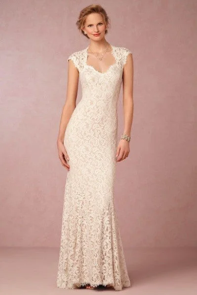 BHLDN Tadashi Shoji – Marivana Lace Gown Lace Dress Day