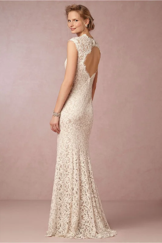 BHLDN Tadashi Shoji - Marivana Lace Gown Sexy Lace Gown